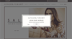 Desktop Screenshot of gingerandsmart.com